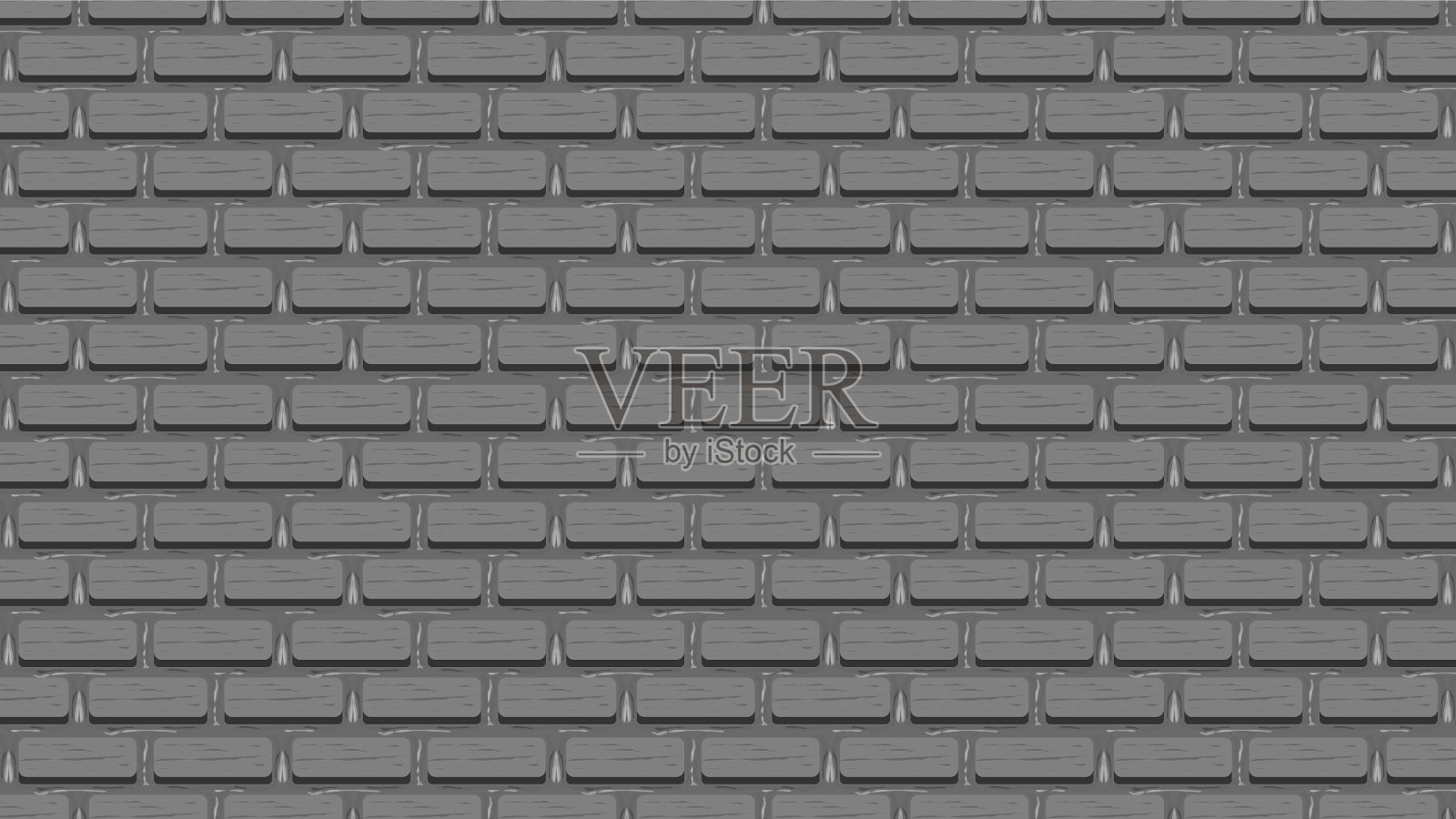 图案背景用灰色砖块插画图片素材