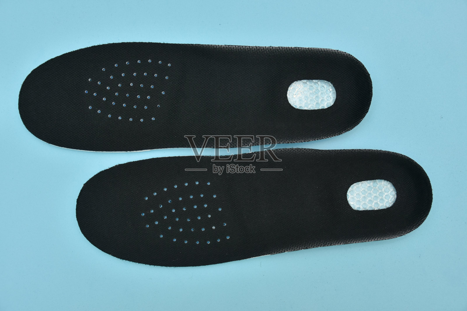 黑色矫形鞋垫照片摄影图片