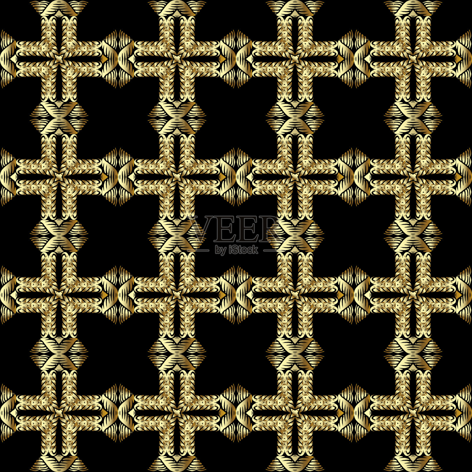 纹理网格无缝花纹观赏性插画图片素材