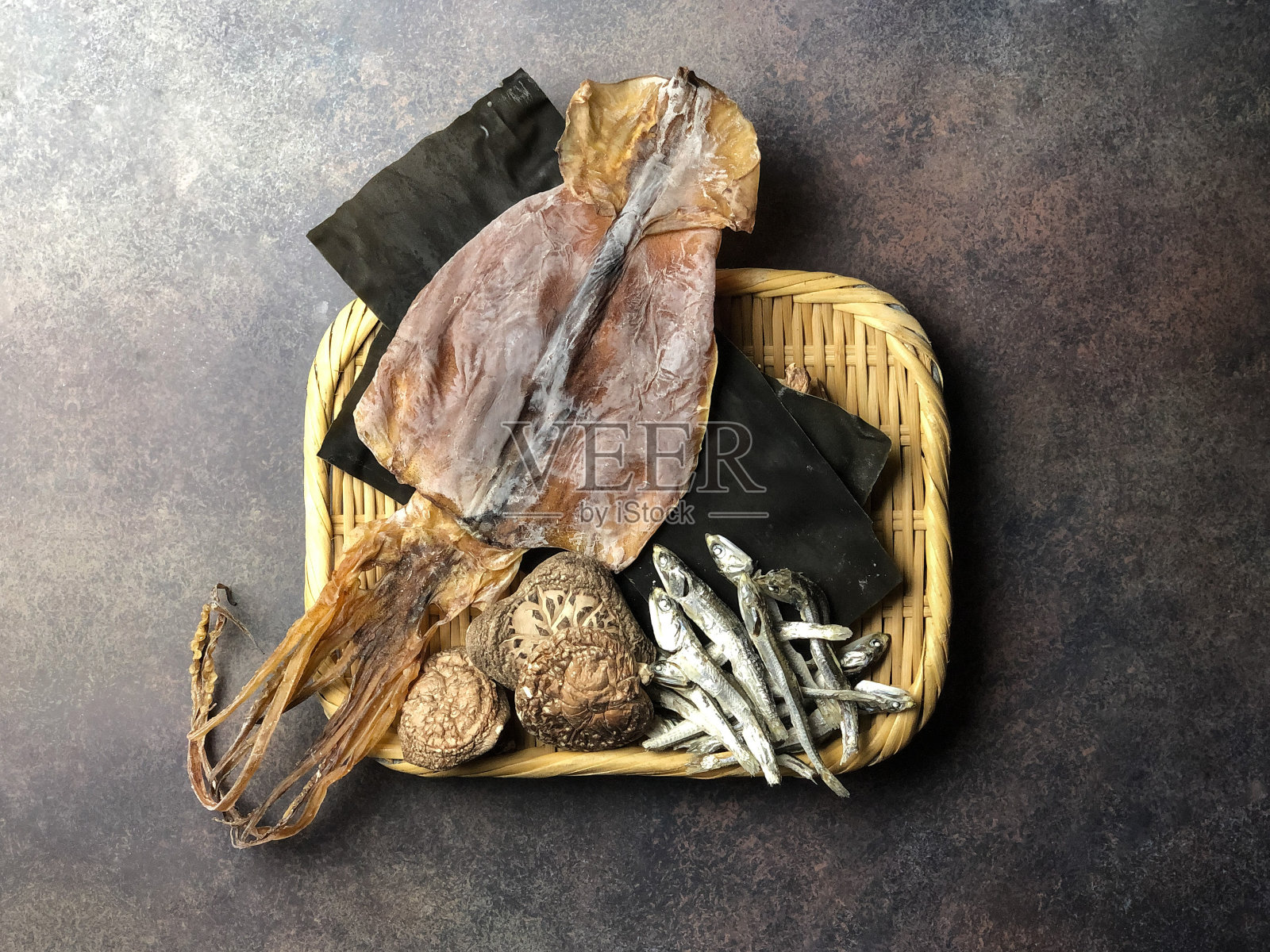 日本的高汤及原料照片摄影图片