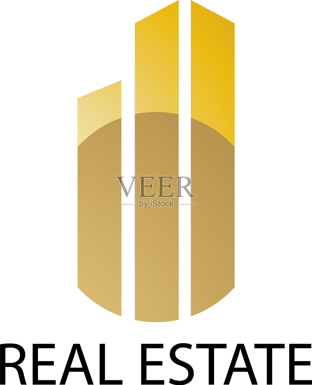 房地产标志模板插画图片素材