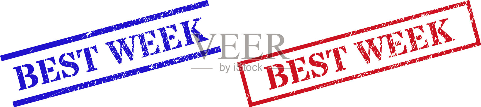 最好的一周垃圾摇滚刮印章用插画图片素材