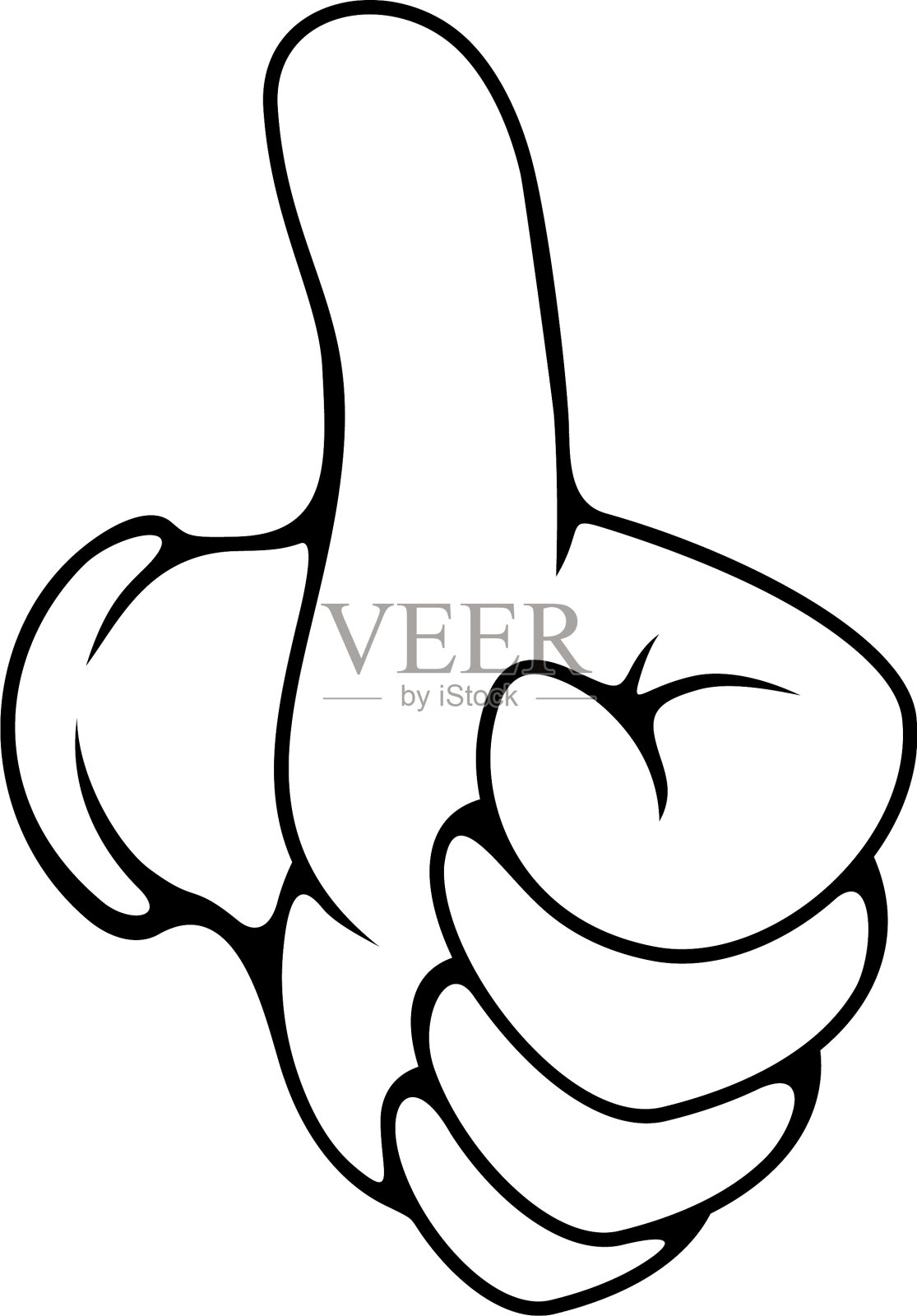 手势大拇指向上ok手势设计元素图片