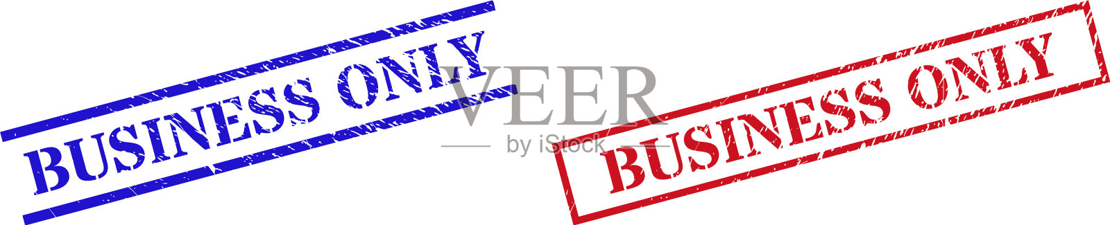 商业上只有陈腐的橡皮图章与水印设计元素图片