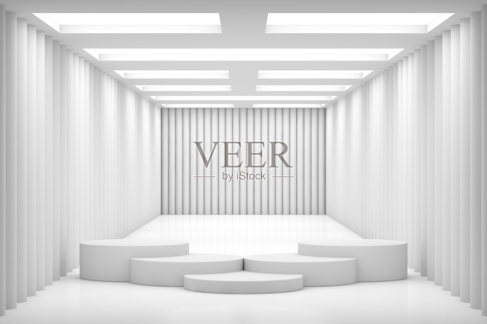 现代3D抽象背景平台的产品展示。空产品站照片摄影图片