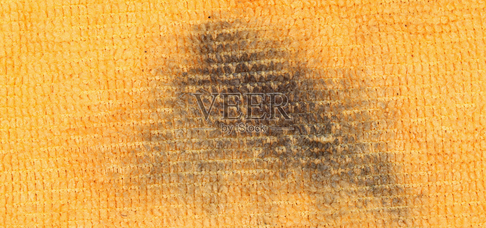 特写肮脏的橙色毛巾纹理细节照片摄影图片