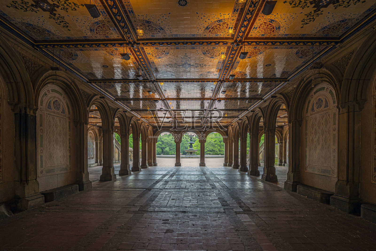 贝塞斯达平台和喷泉照片摄影图片