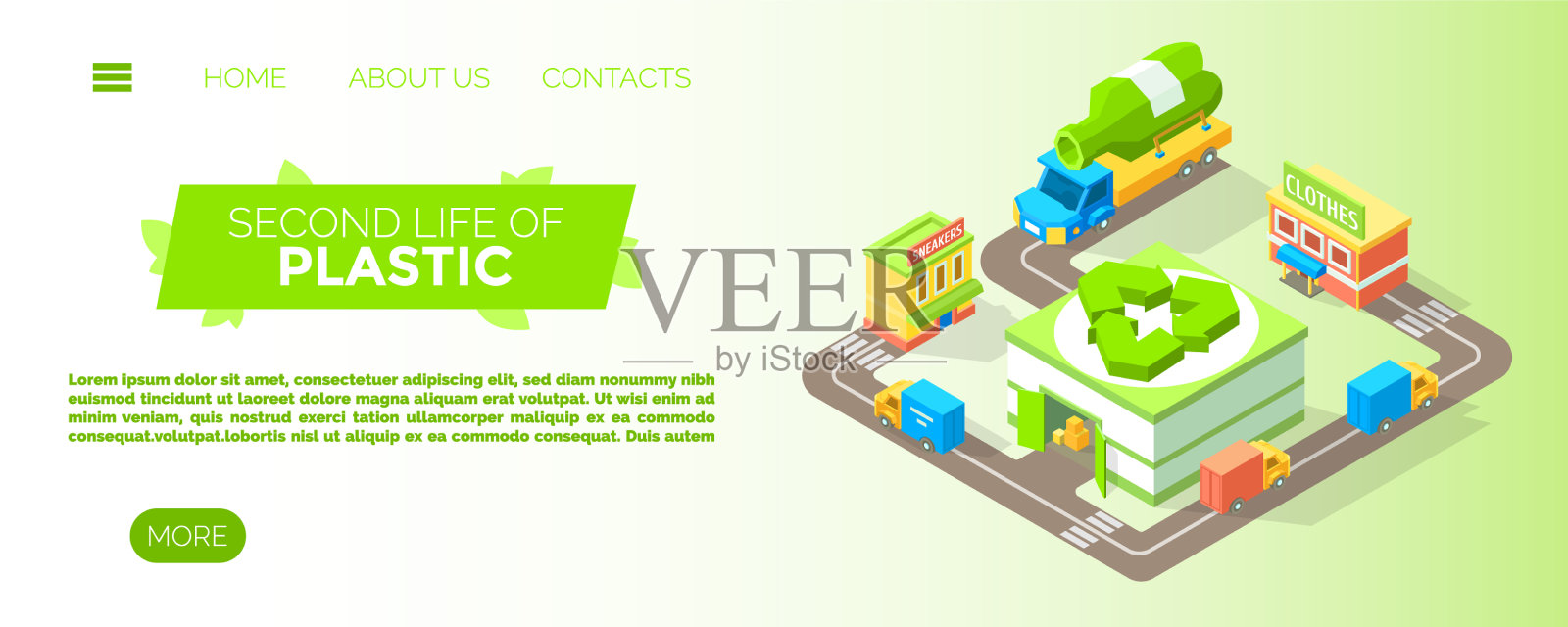 第二人生可塑性概念插画图片素材