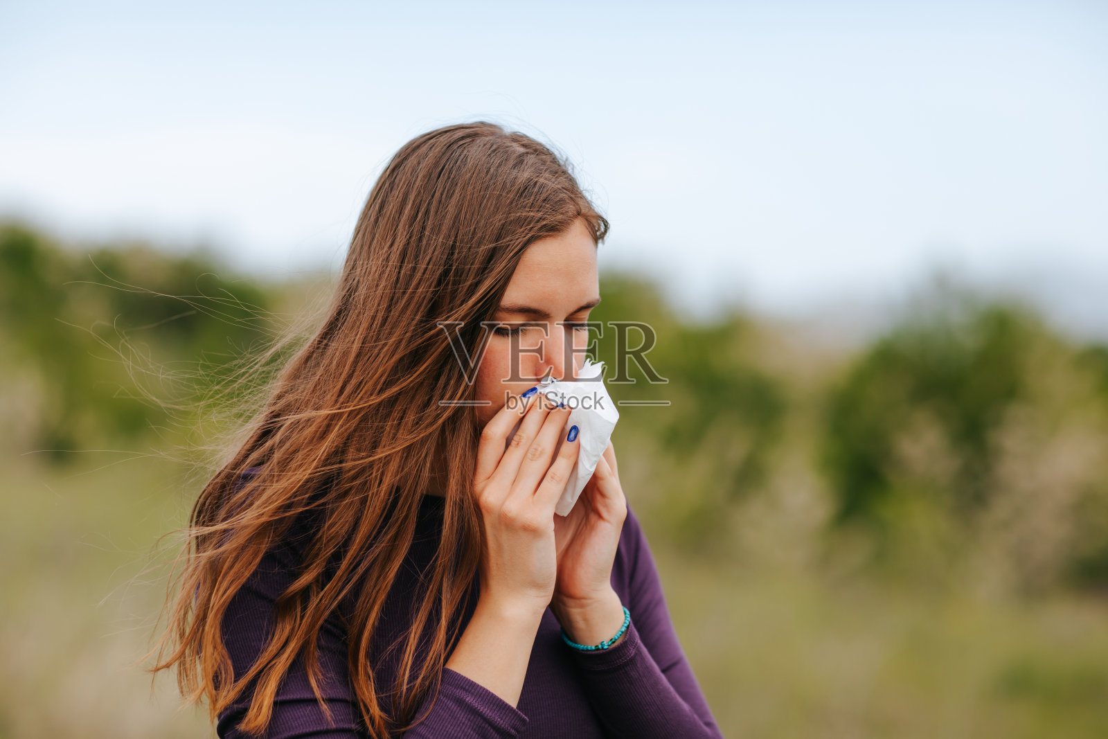 季节性过敏照片摄影图片