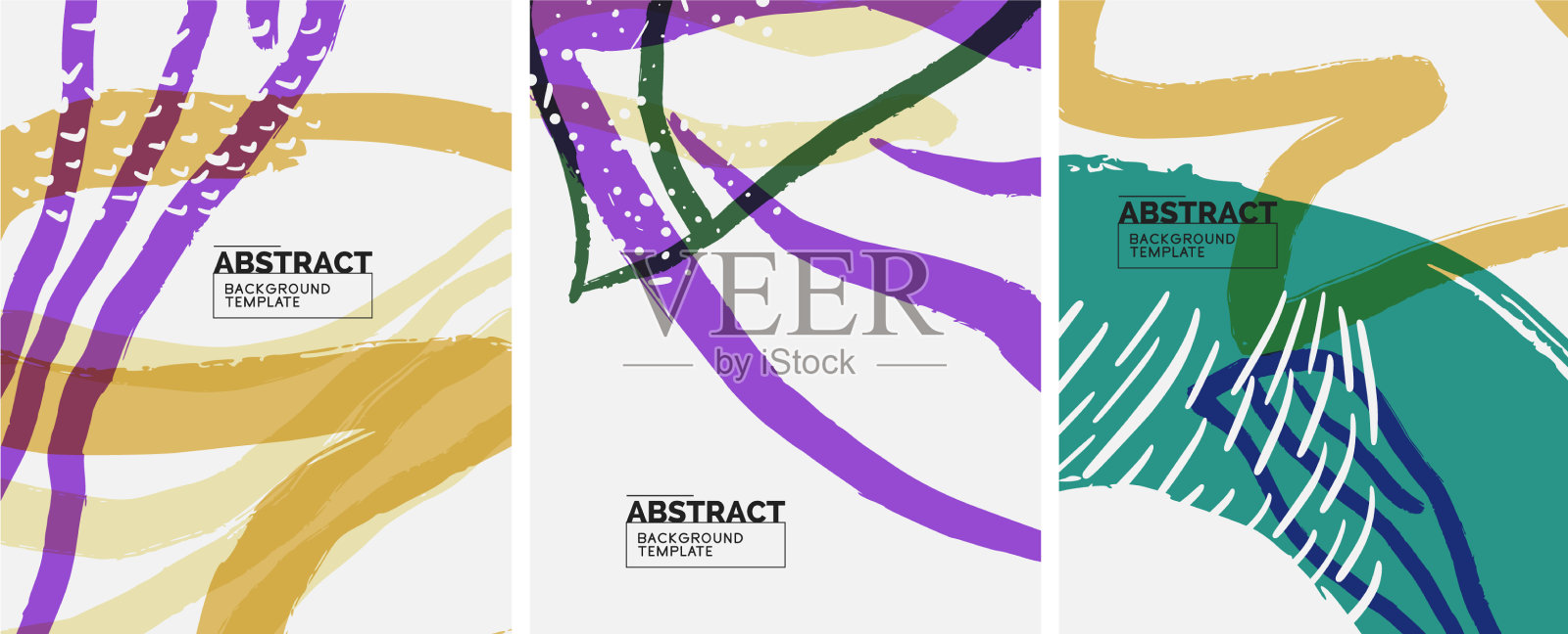 社交媒体抽象背景抽象手插画图片素材