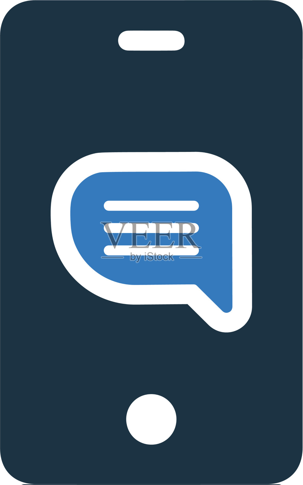 通信移动短信图标图形图标素材