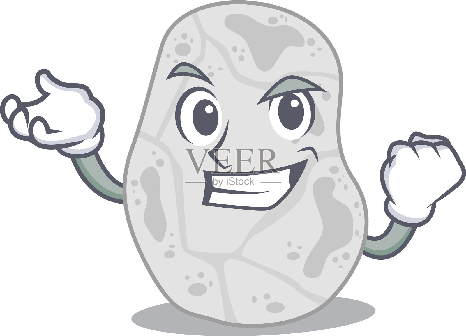 一个有趣的卡通设计概念白色插画图片素材