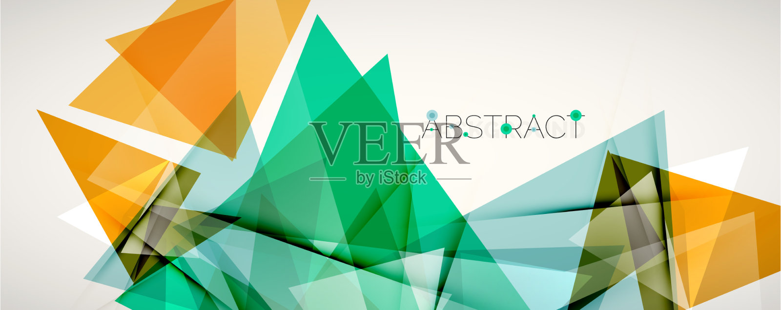 几何抽象背景颜色三角形插画图片素材