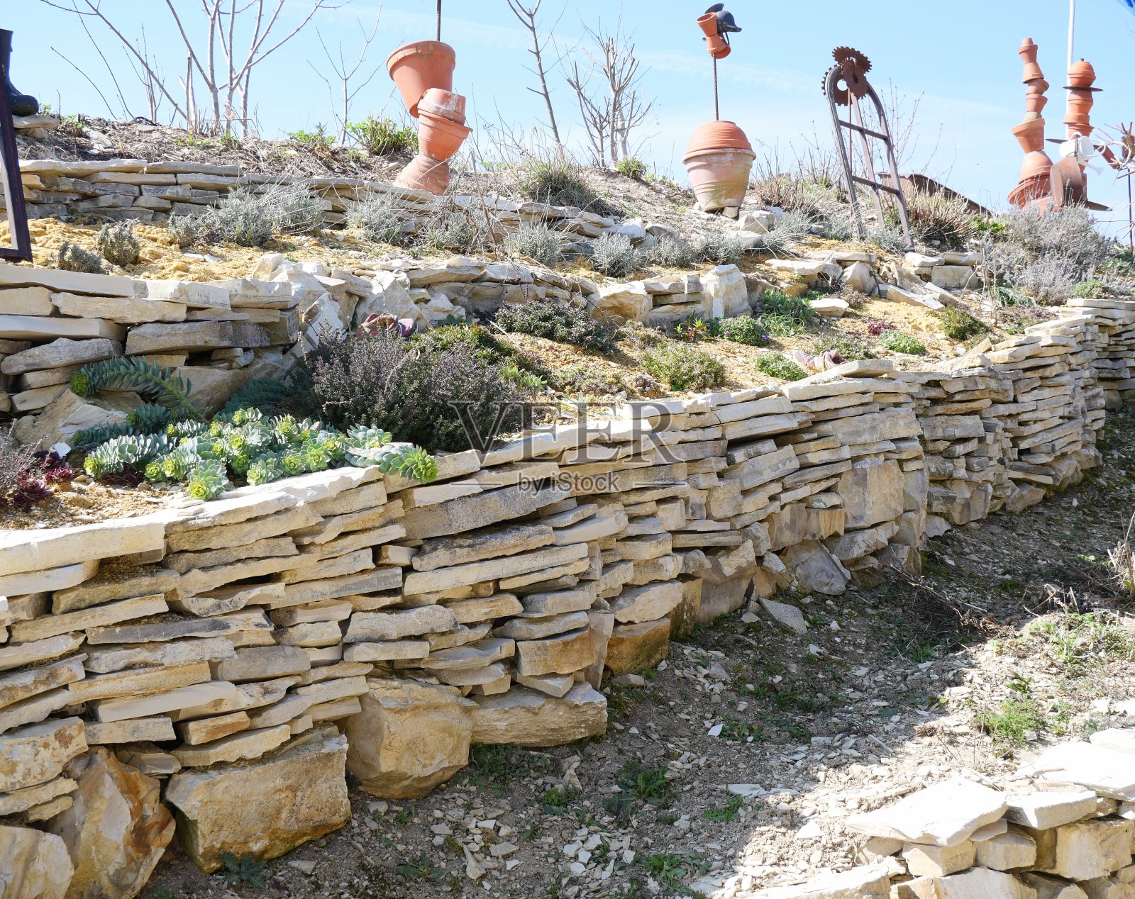 奇妙的石头花园照片摄影图片