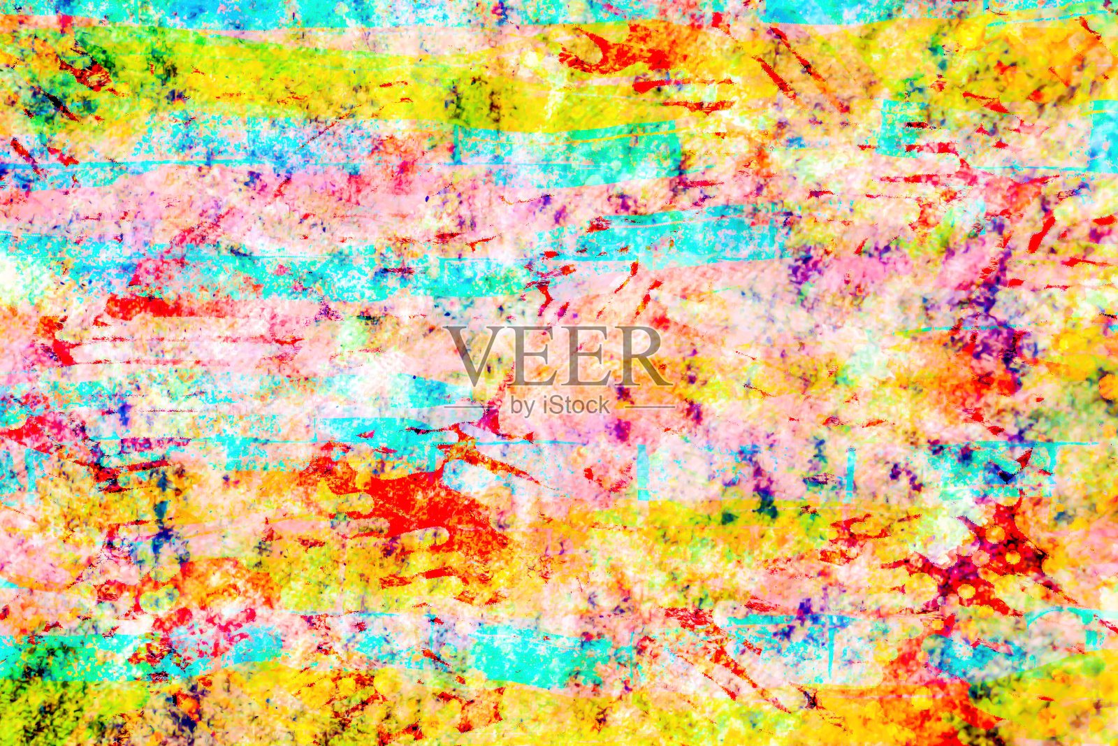 彩色的粉色，蓝色和棕色的水彩画墙纸背景照片摄影图片