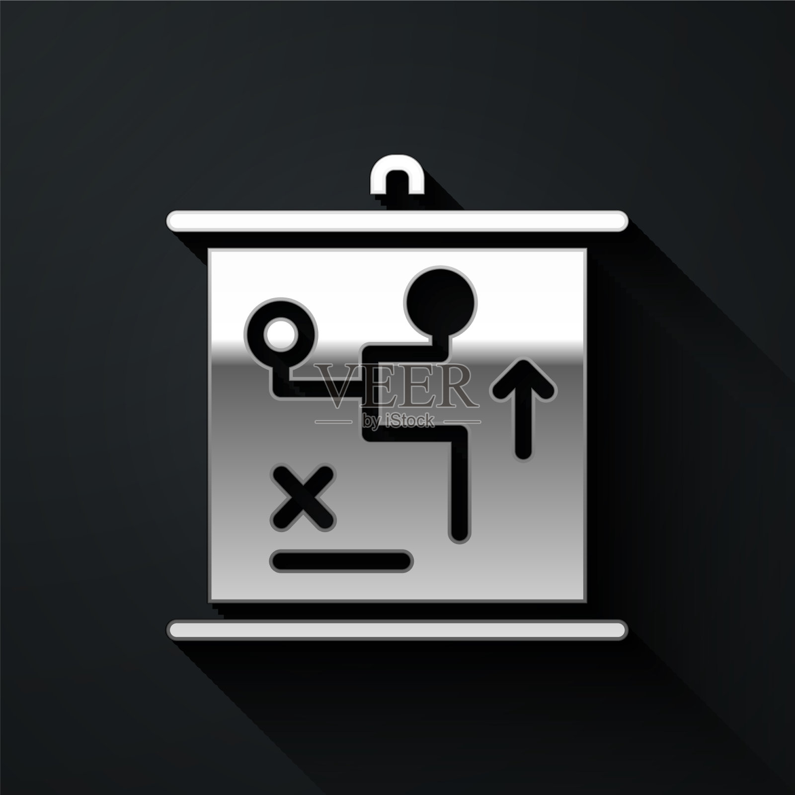 银标规划战略概念孤立上插画图片素材