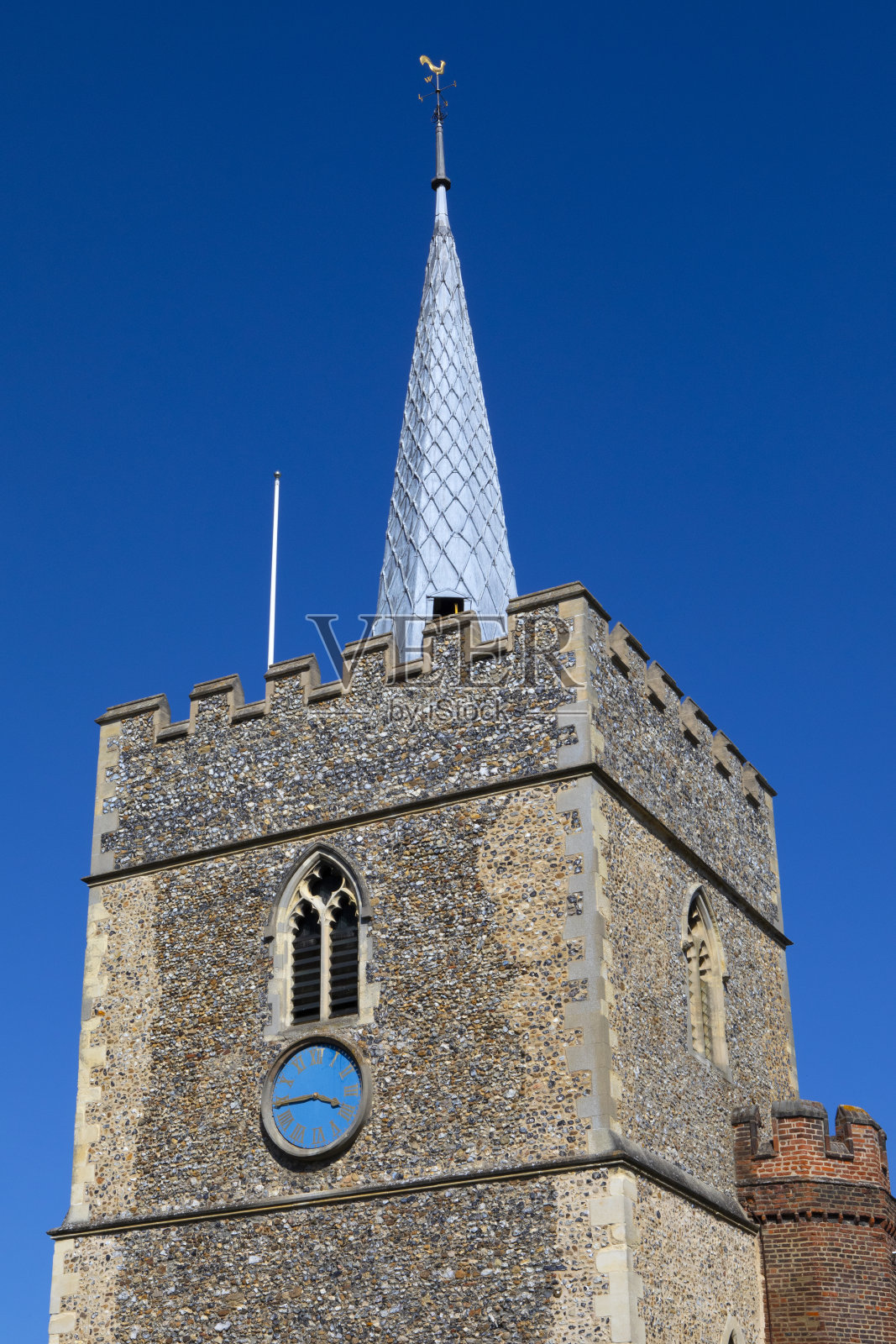 圣玛丽大教堂索布里奇沃斯，赫特福德郡，英国照片摄影图片