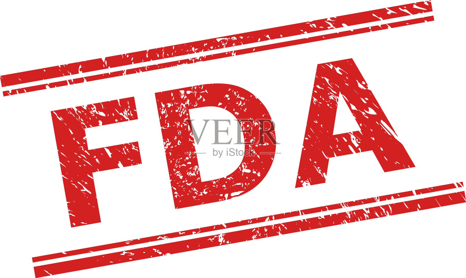 Fda水印与不洁表面和双重插画图片素材