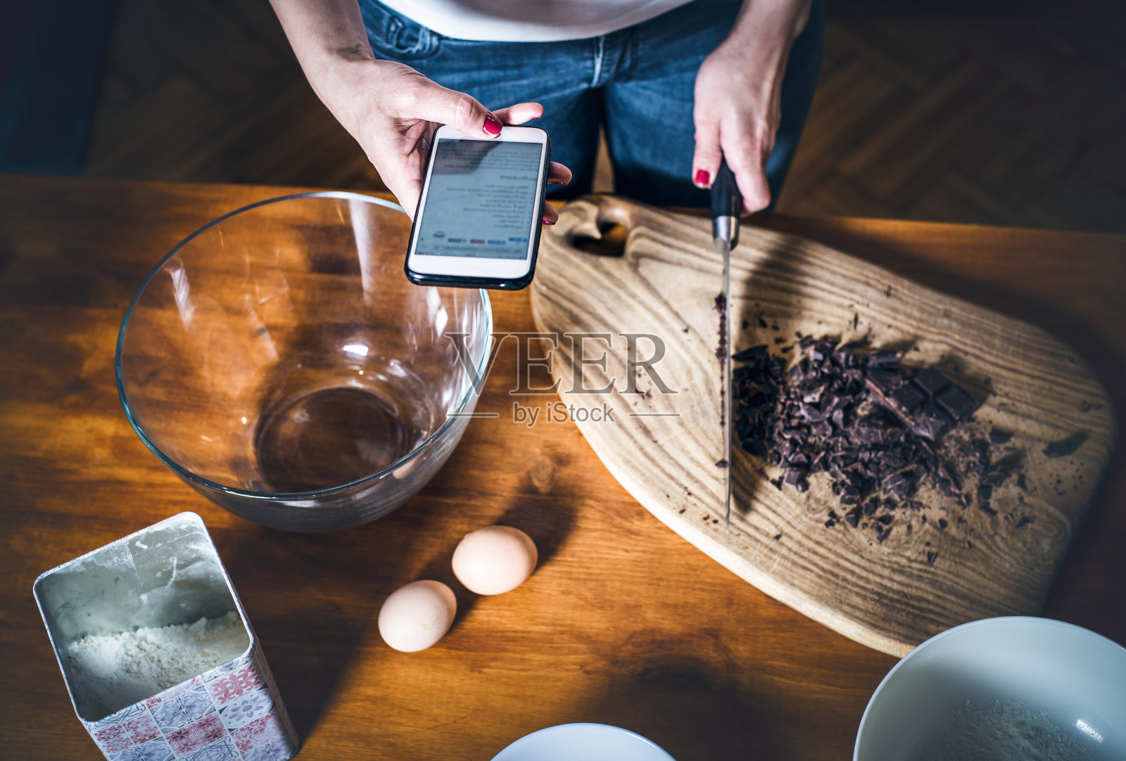 制作饼干照片摄影图片