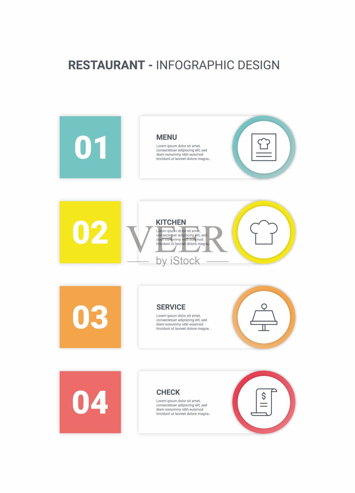 餐厅信息插画图片素材