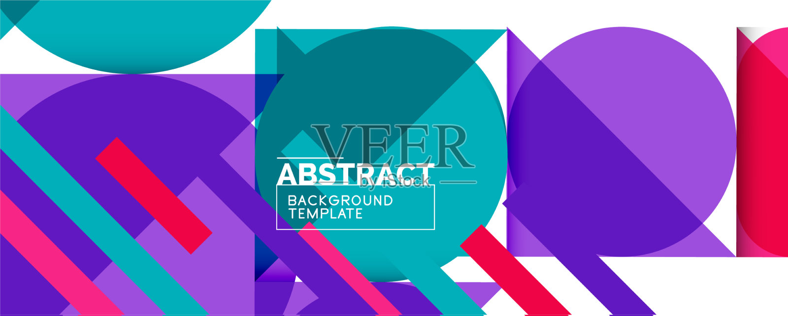 用简洁的几何抽象背景插画图片素材