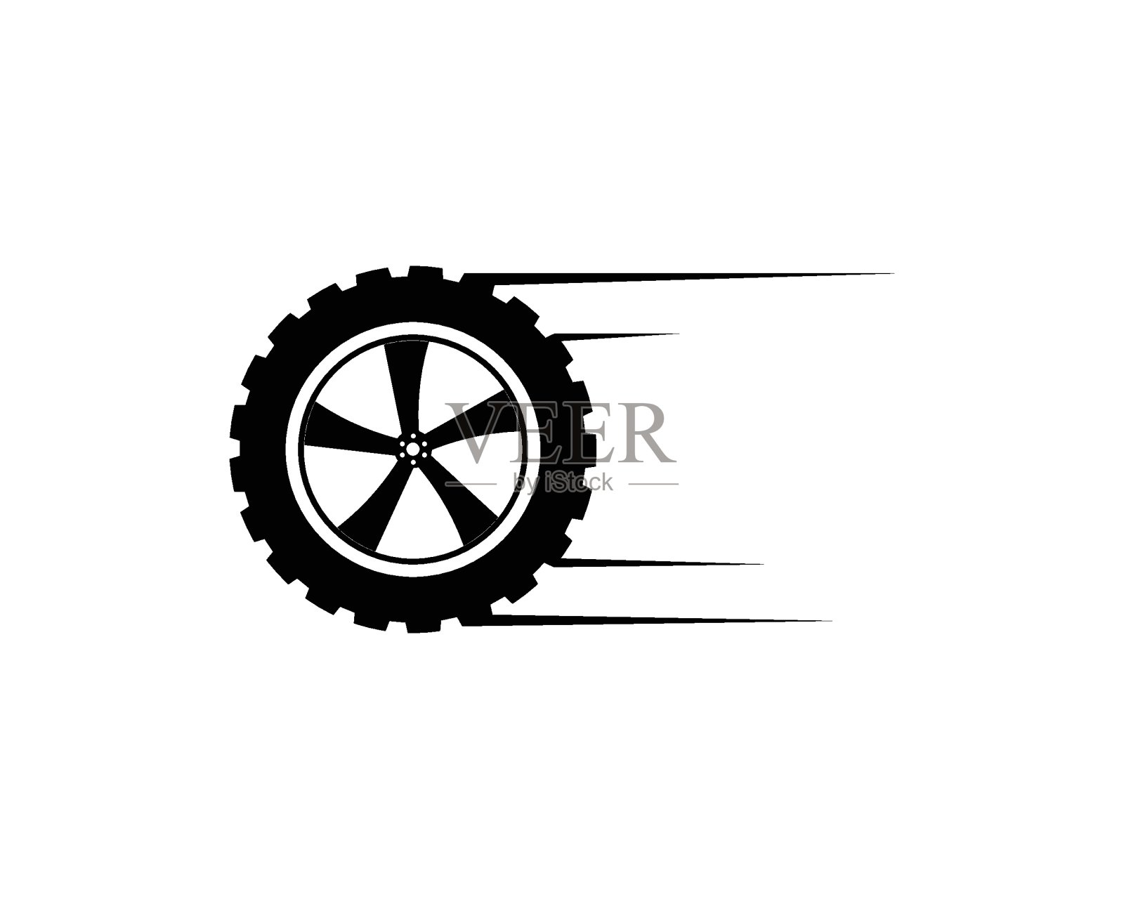 轮胎标识矢量模板插画图片素材