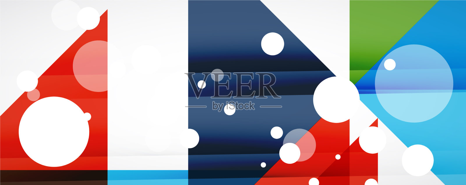 设置三角形几何背景插画图片素材