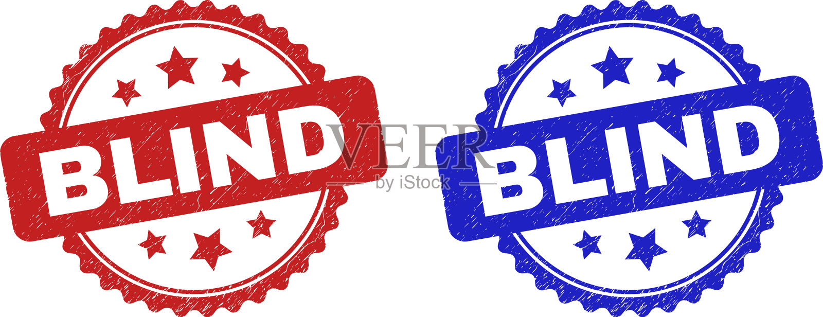 盲玫瑰图章印章使用不洁的纹理设计元素图片