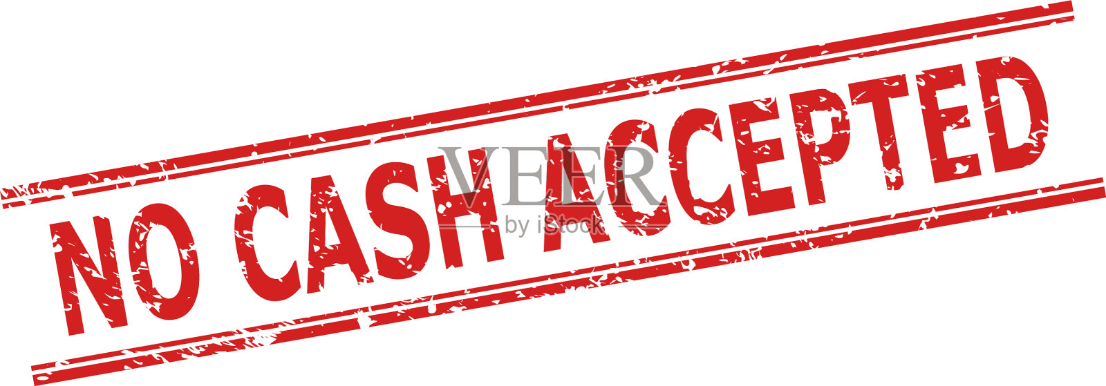 不干净的印鉴不能接受现金插画图片素材