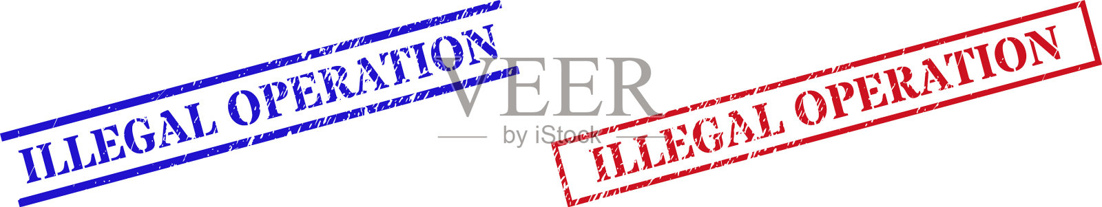 非法操作纹理橡皮图章水印插画图片素材