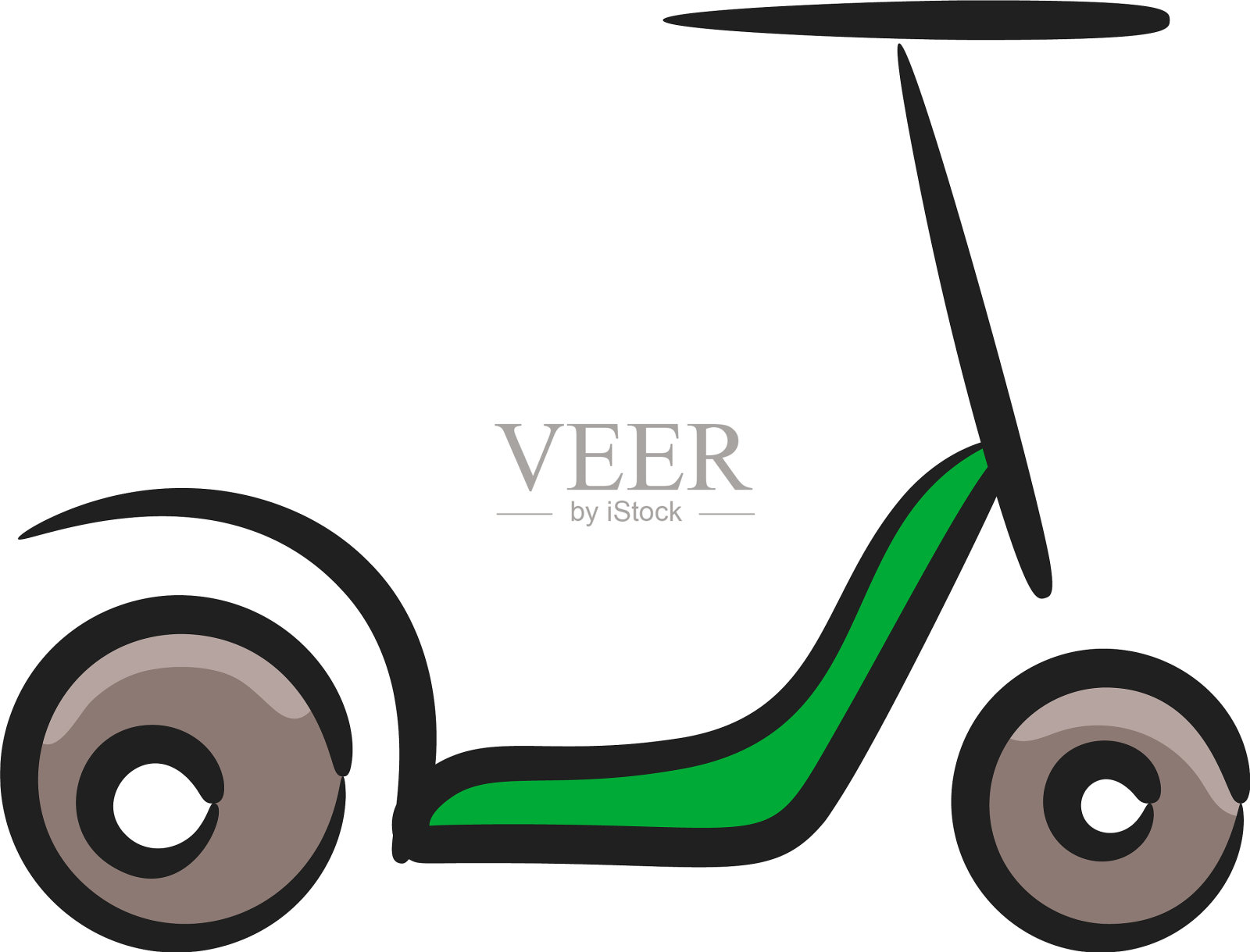 踏板车插画图片素材