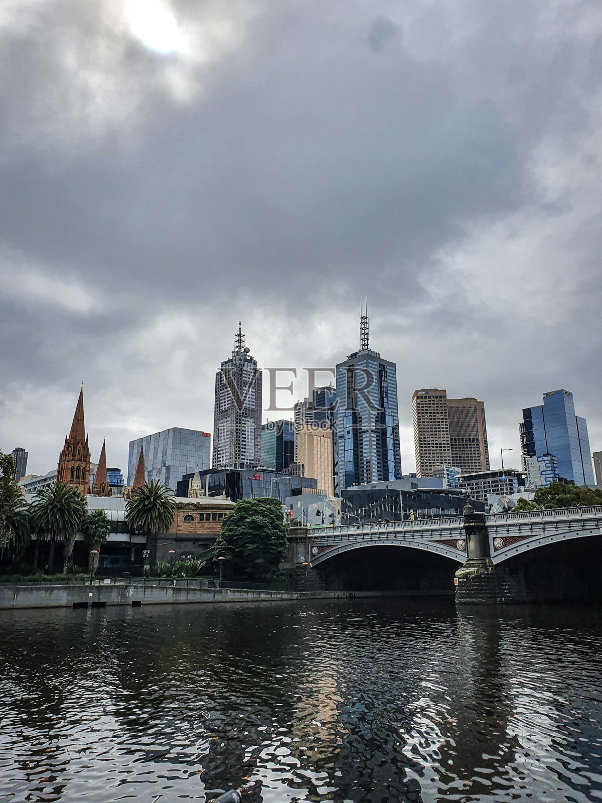 墨尔本的城市照片摄影图片