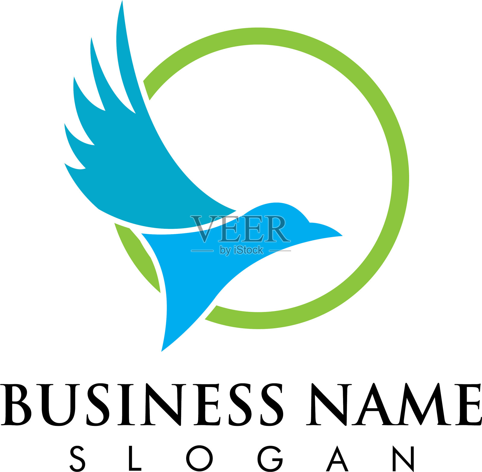 鸟鸽标志模板插画图片素材