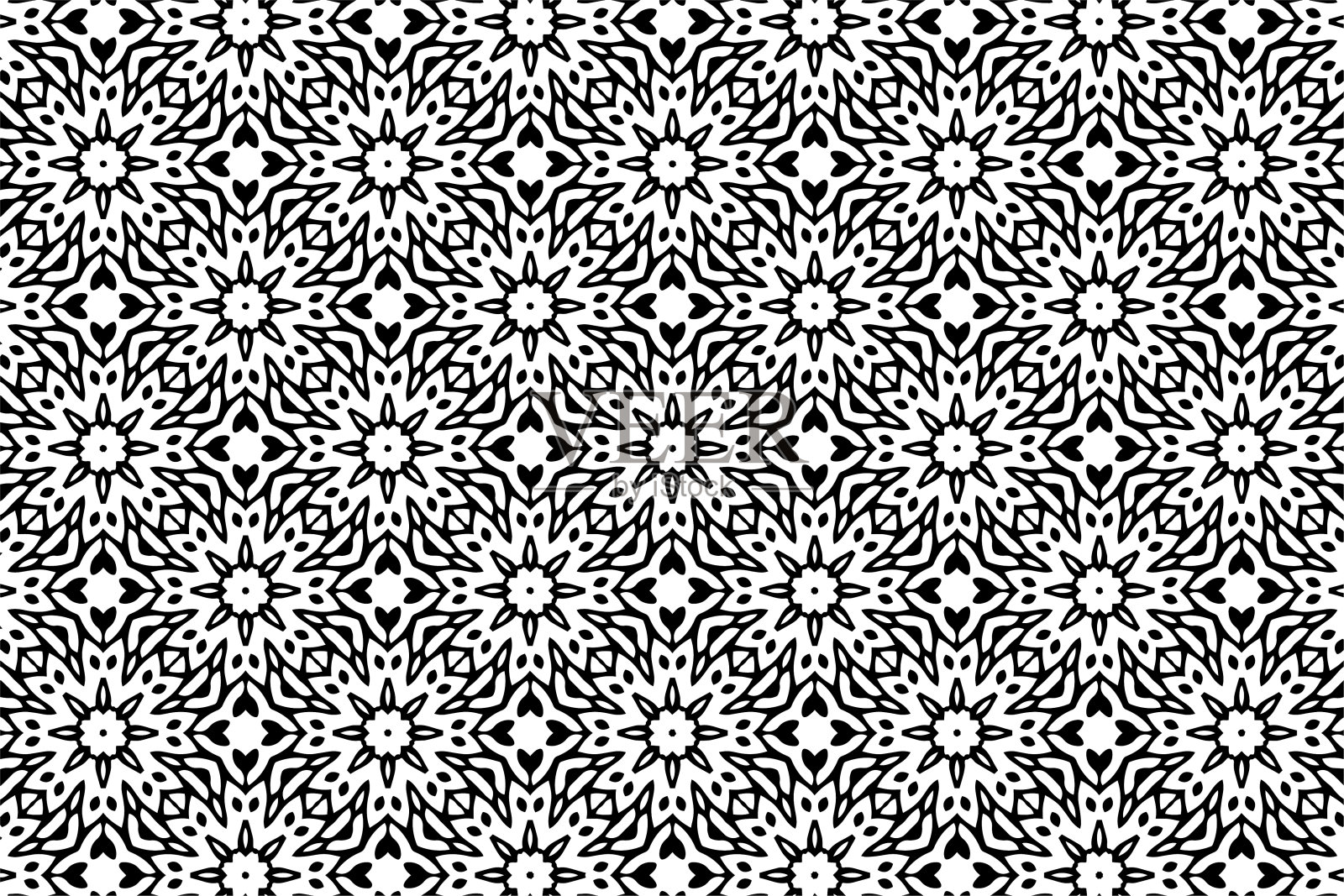 摘要几何无缝图案背景插画图片素材