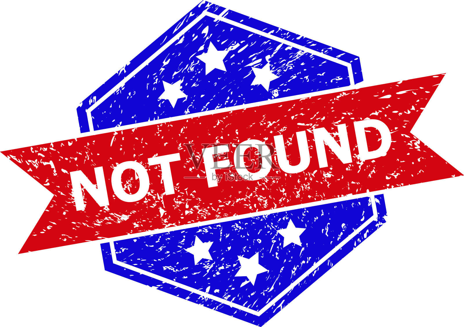 六角形双色未发现水印用插画图片素材