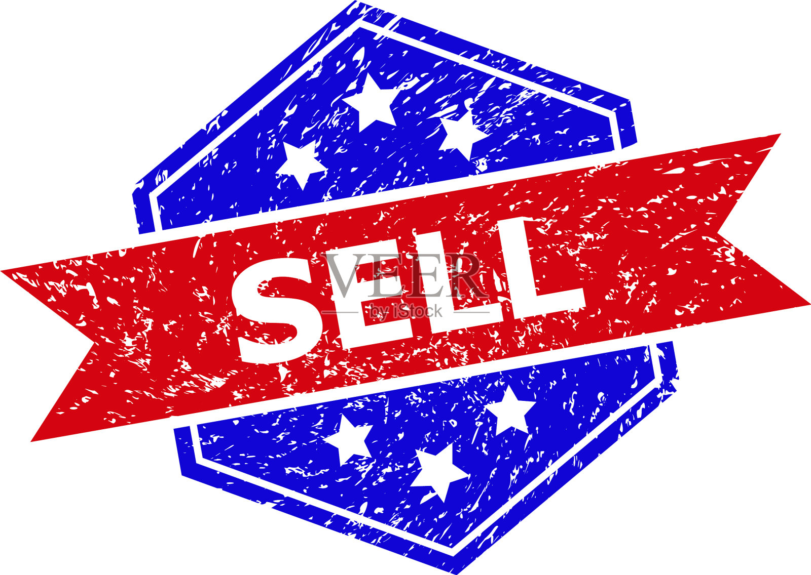 六角双色出售水印与腐蚀设计元素图片