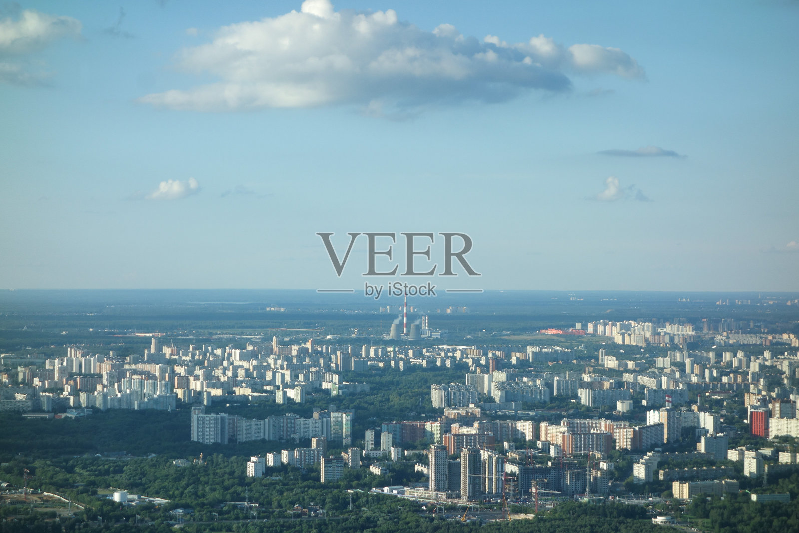 莫斯科鸟瞰图照片摄影图片