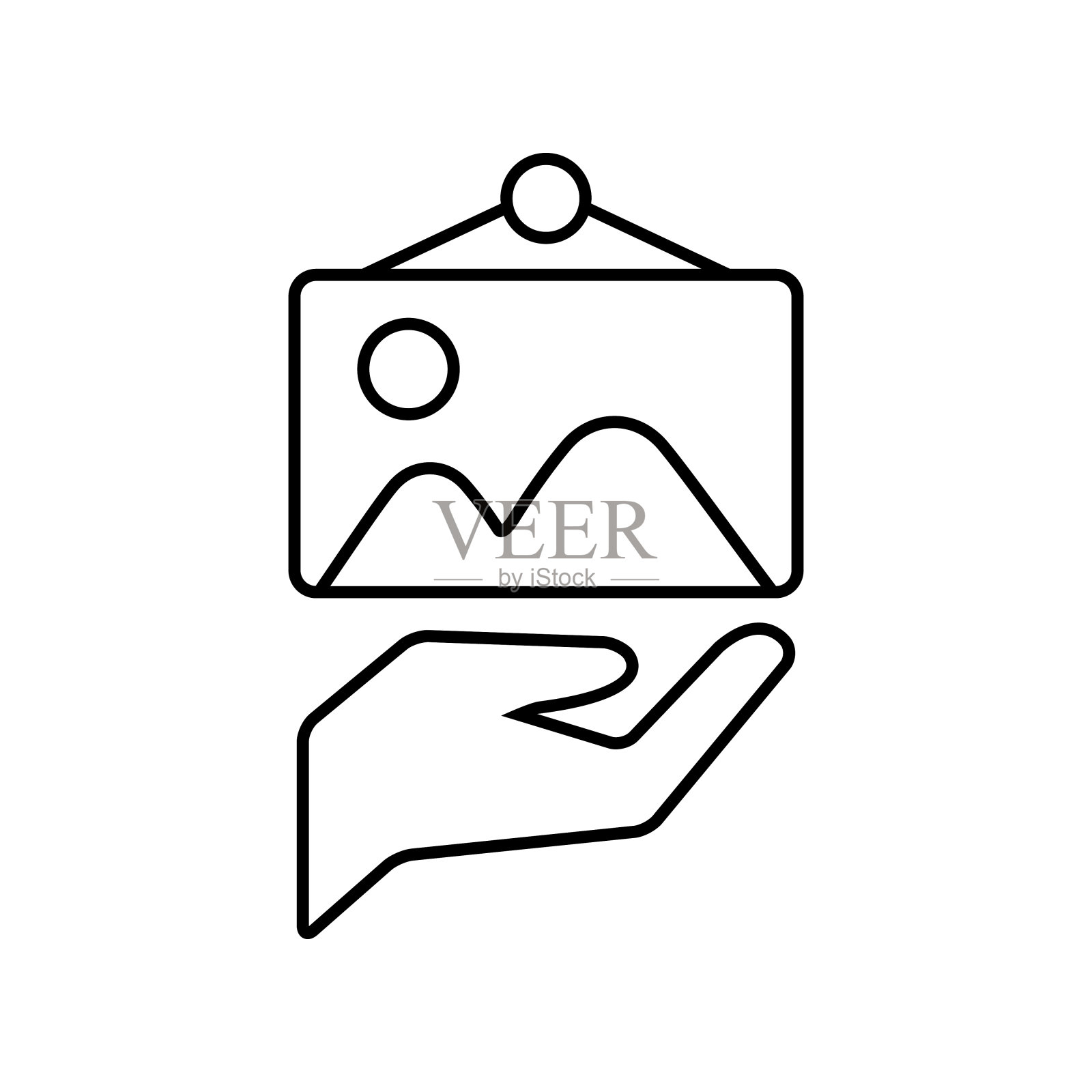 艺术画廊图标图标素材