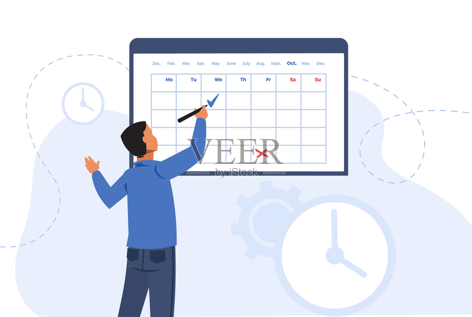 预约医生在线注册插画图片素材