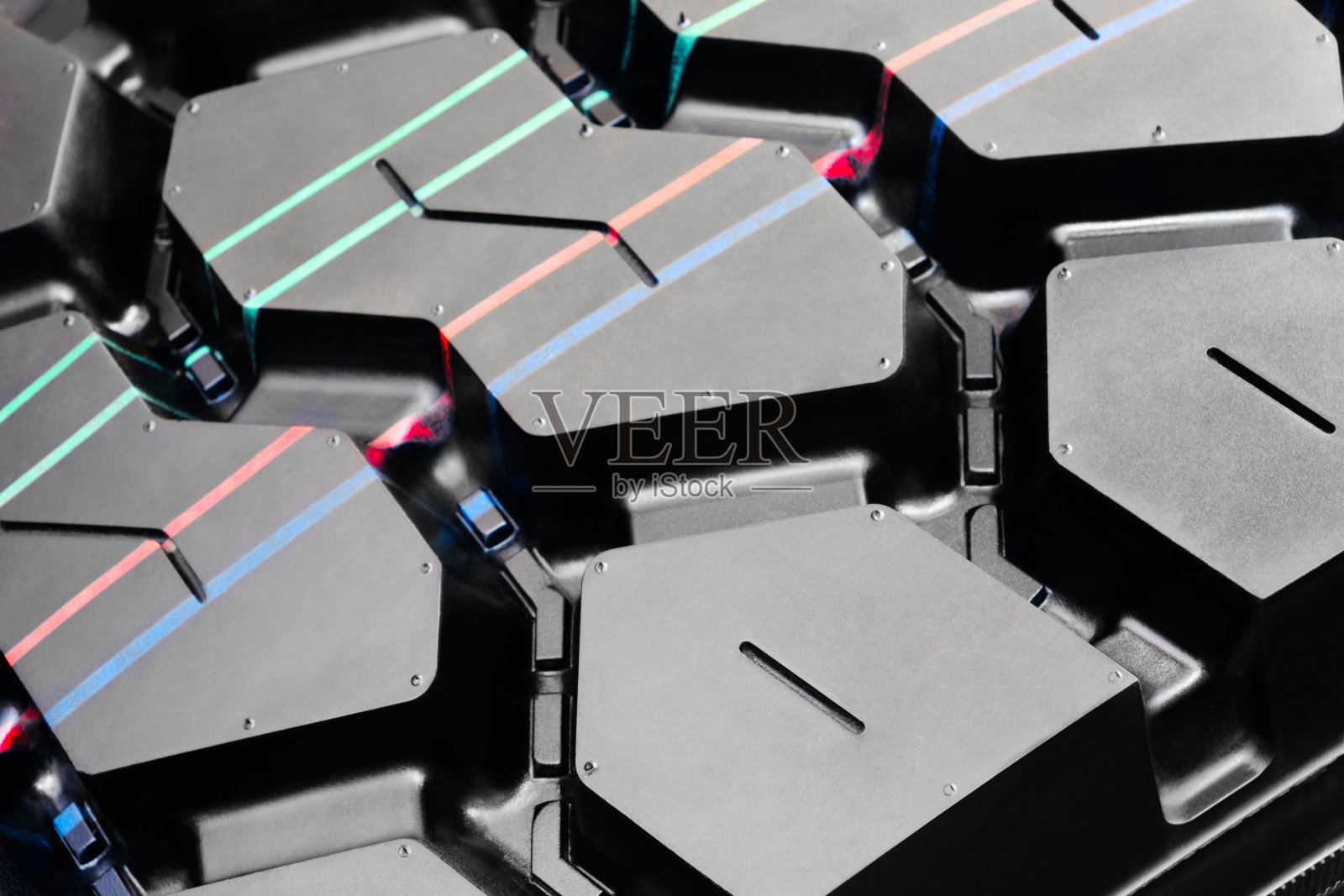 一个新轮胎的胎面接近照片摄影图片