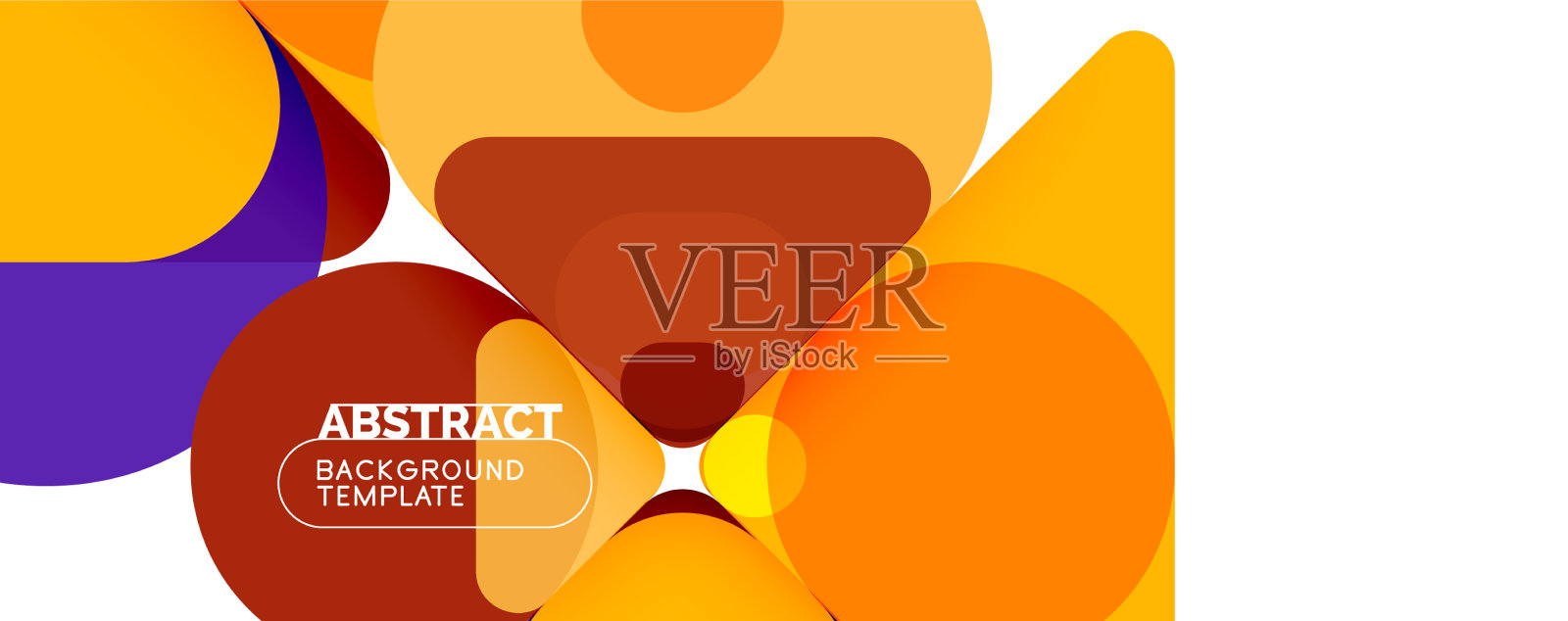 现代几何圆形和动态线条插画图片素材