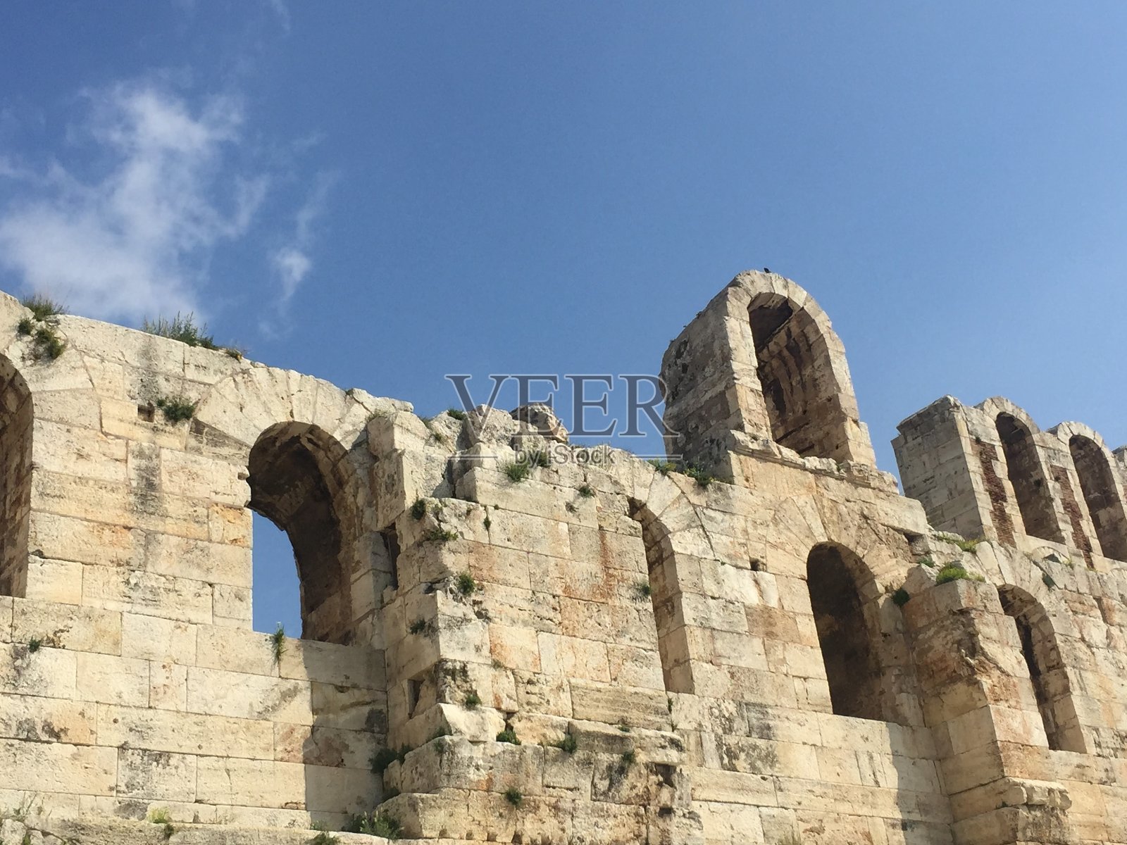 探索希腊废墟照片摄影图片