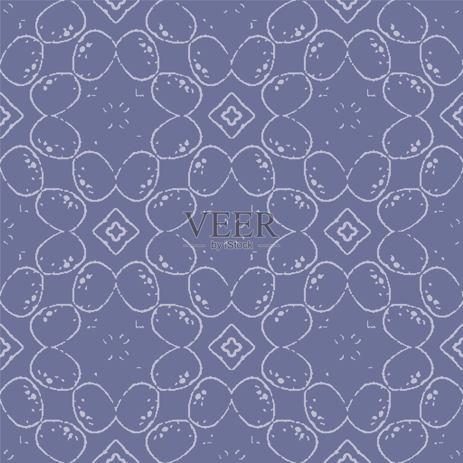 鹅卵石装饰无缝图案插画图片素材