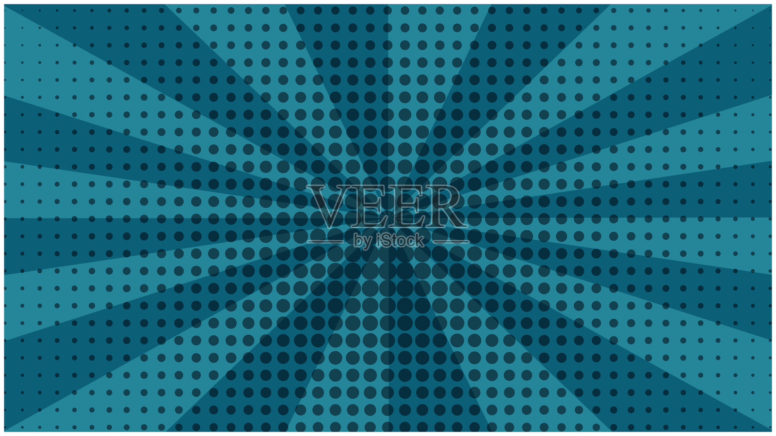 抽象深海蓝宝石复古漫画背景插画图片素材