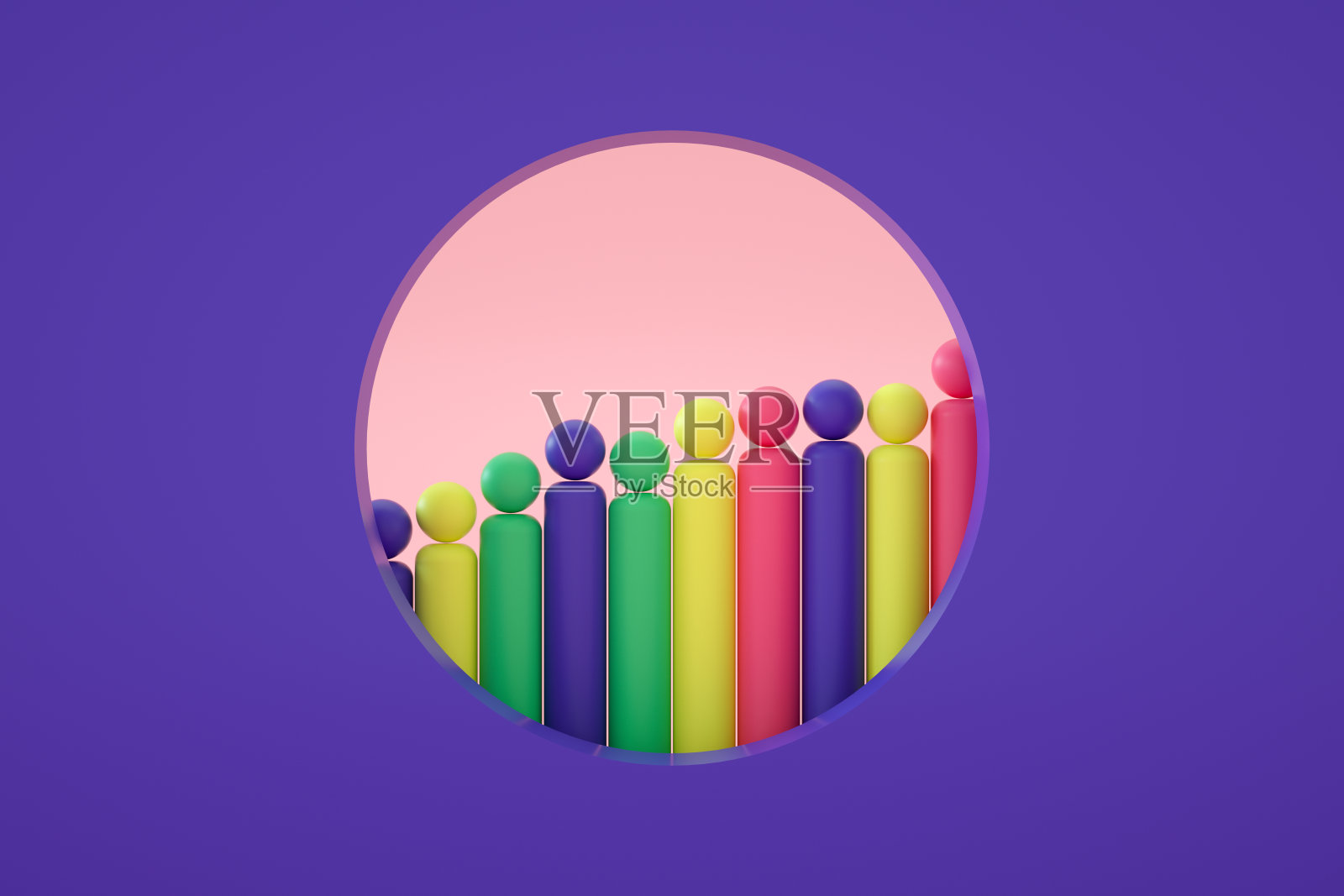 摘要条形图背景，金融概念照片摄影图片