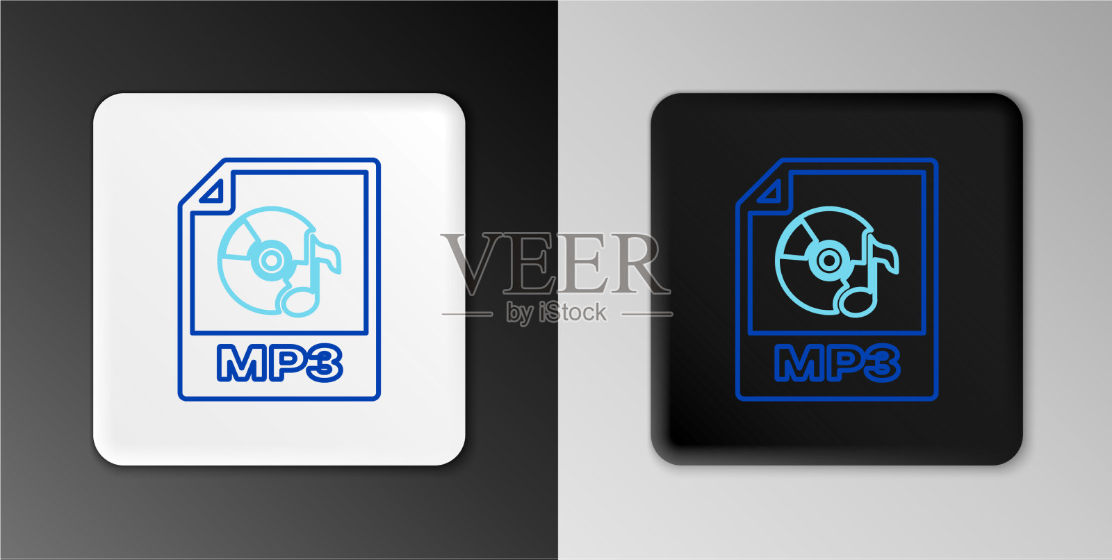 行mp3文件文件下载mp3按钮图标图标素材