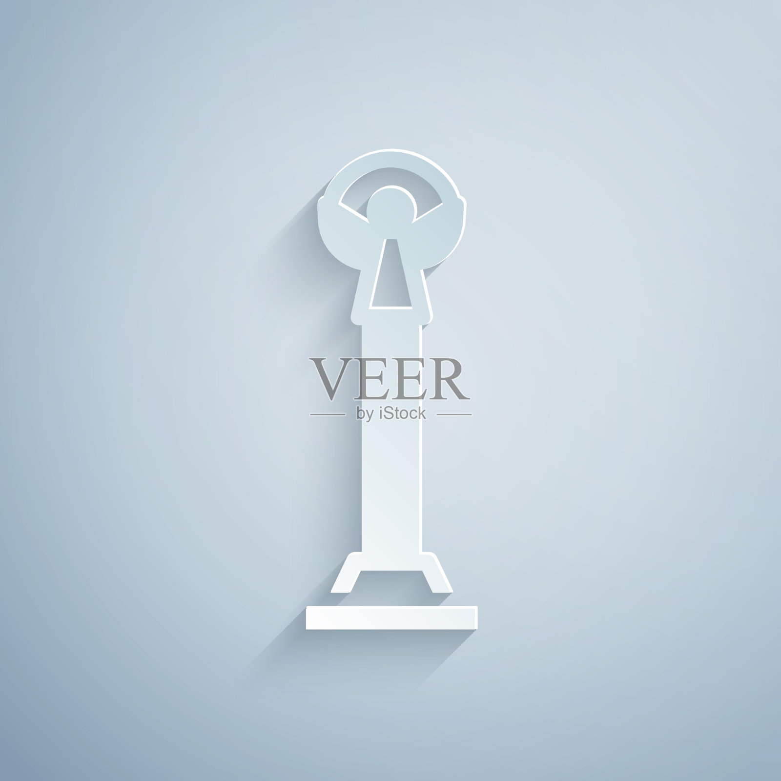 剪纸纪念碑是基辅独立的象征插画图片素材