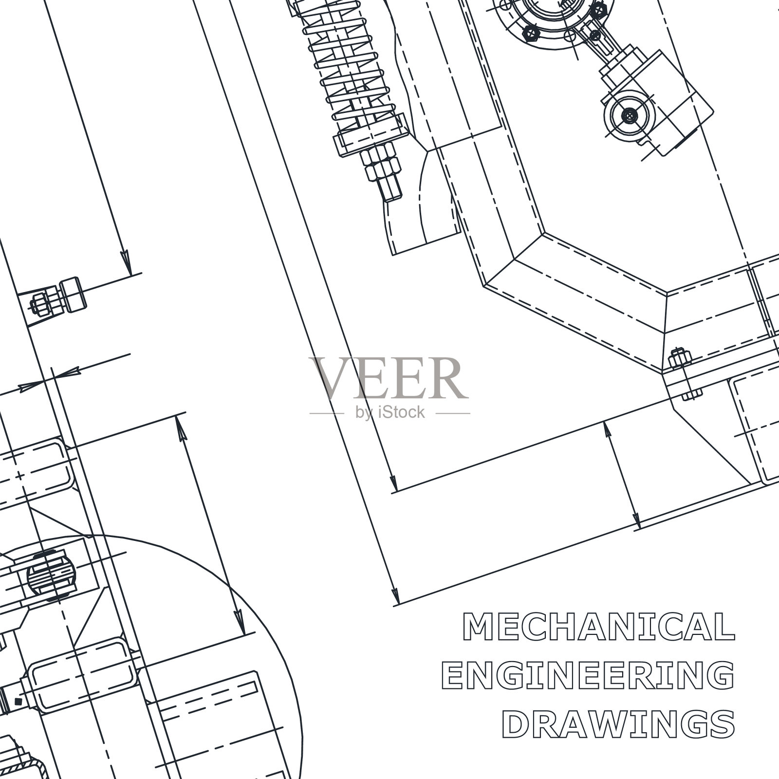 企业标识设计图工程图纸插画图片素材