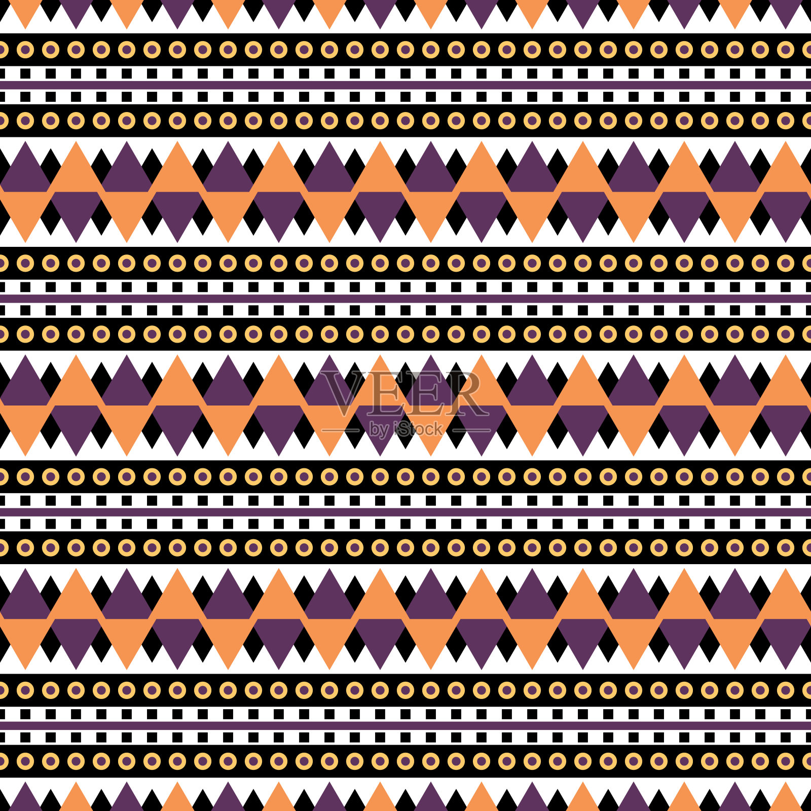 传统的非洲模式插画图片素材