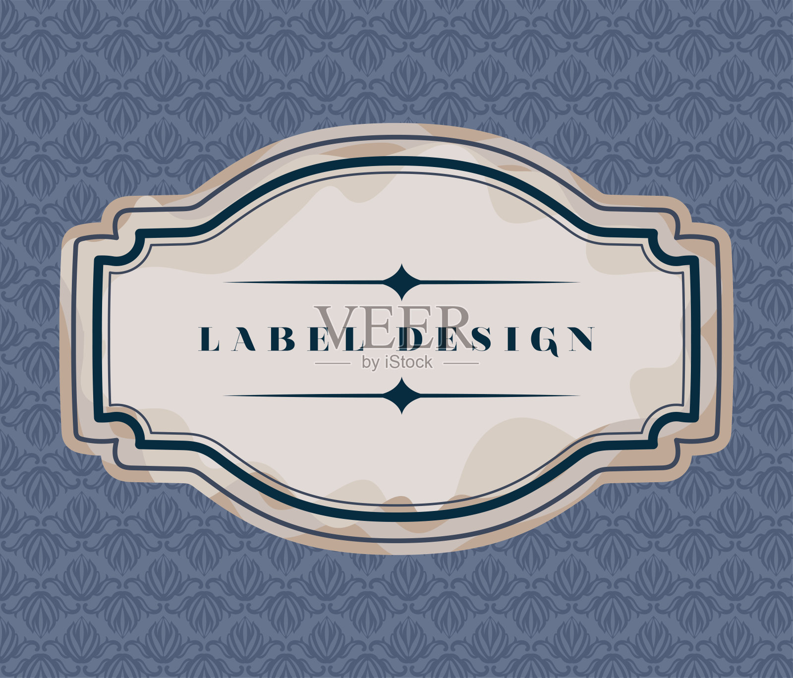 标签设计说明插画图片素材